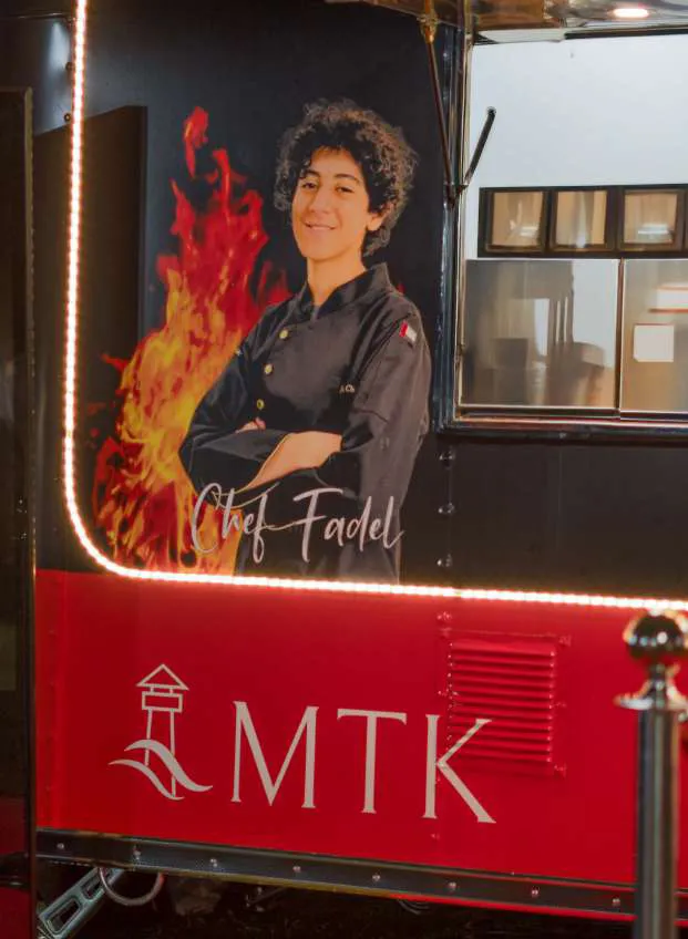Chef Fadel’s portrait painted on the first MTK truck