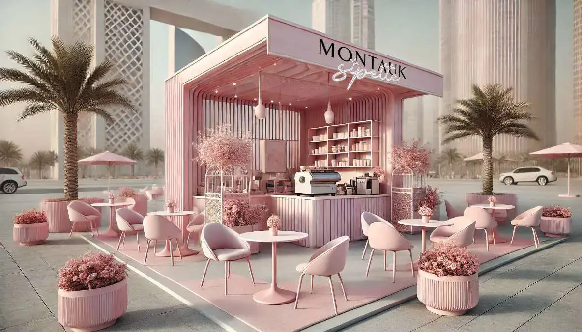 Concept render of the Montauk Express kiosk